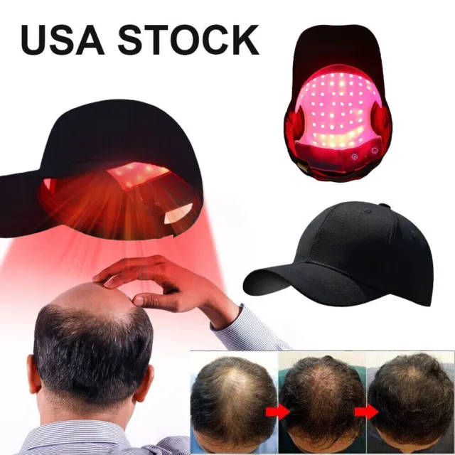 Laser&LED Red Light Therapy Cap Hair Growth Fast Regrowth Anti Hair Loss hat US