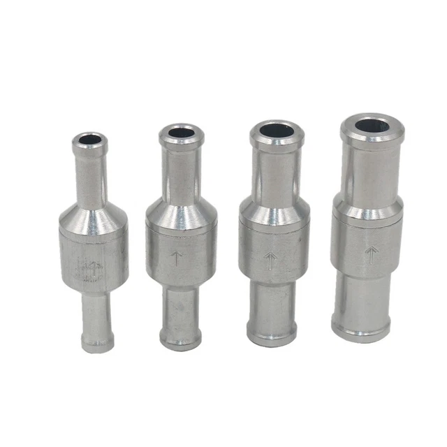 Valvola di controllo booster freno ad alta resistenza impedisce il ritorno carburante 681012 mm argento
