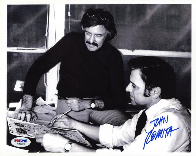 John Romita Sr. SIGNED 8x10 Photo Amazing Spider Man Artist PSA/DNA AUTOGRAPHED