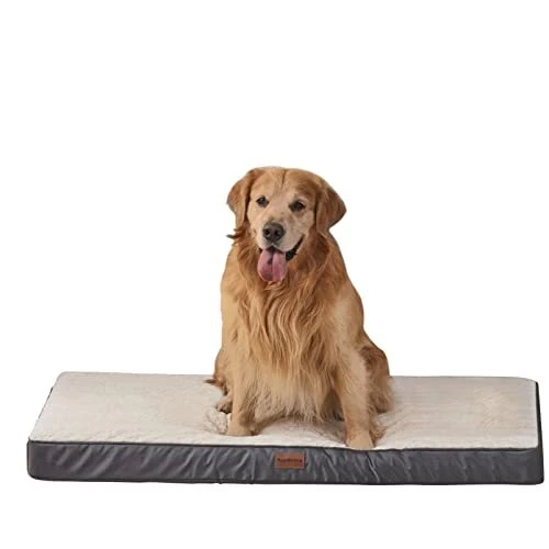 Hygge Hush Large Orthopedic Memory Foam Dog Bed Pet Crate Jumbo Soft Mattress
