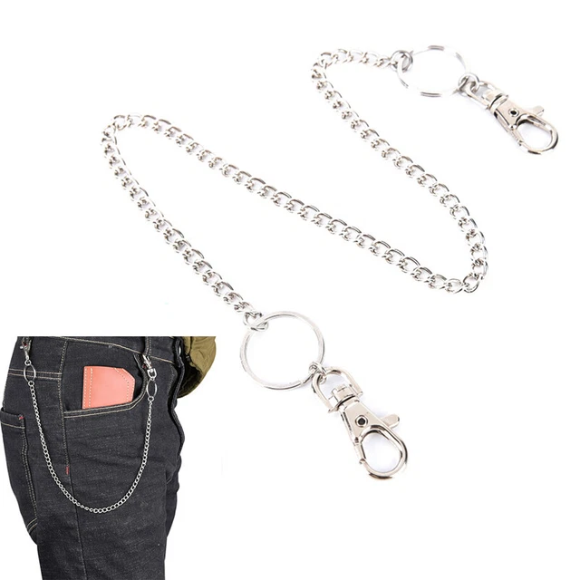 49cm Wallet Belt Key Chain Punk Trousers Keychain Hipster Jean HipHop Jewelry