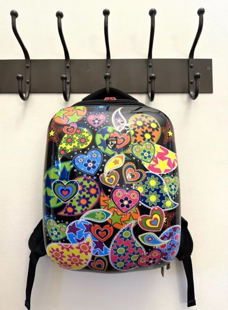 Heys Luggage Carry On Pop Paisley Hybrid Backpack Hardshell Charger