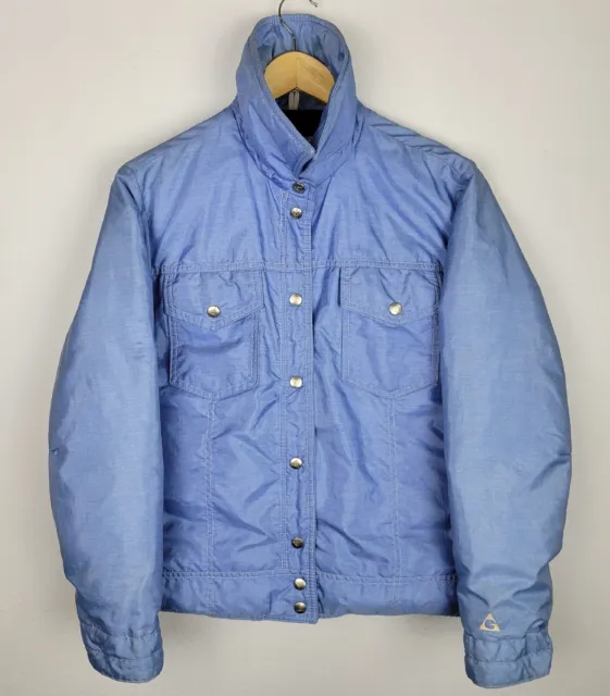 VINTAGE 70S 80S GERRY BLUE DOWN Puffer SKI Jacket Denver USA Mens ...