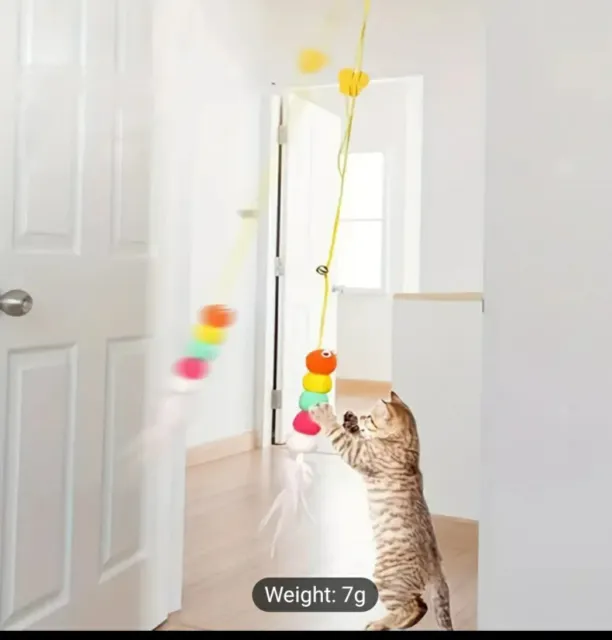 Hanging Door Cat Mouse Toys for Indoor Cats Kitten,Interactive, Self Play