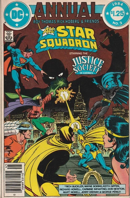 All-Star Squadron Annual #3  Newsstand Variant  52-Page Giant  Dc  1984  Nice!!!