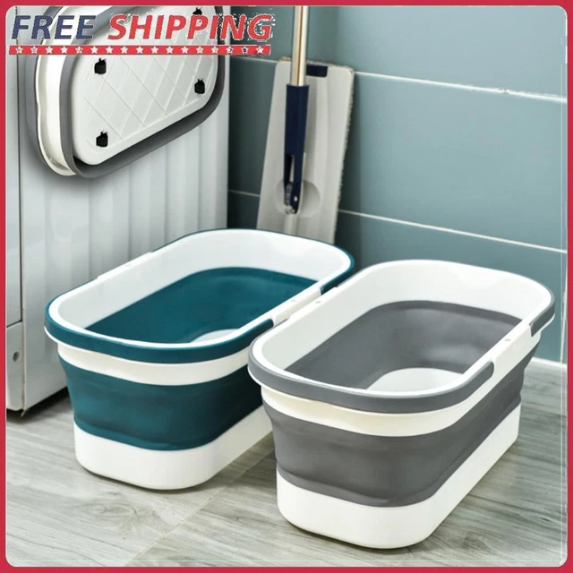 Collapsible Wash Bucket Car Wash Bucket with Handle for Camping Traveling Picnic