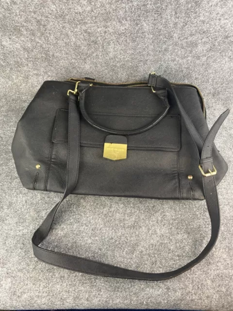 Steve Madden Bdelta Women's Handbag Purse Satchel Black Shoulder Strap Purse