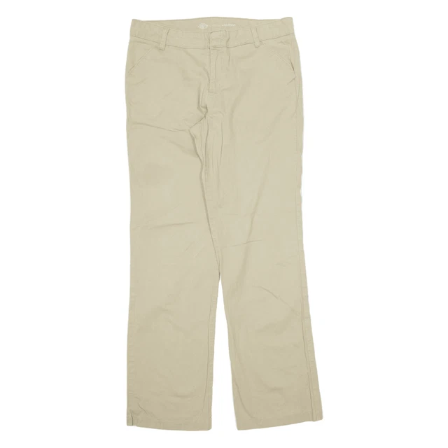 Pantaloni da lavoro DICKIES beige rilassati bootcut donna W34 L32