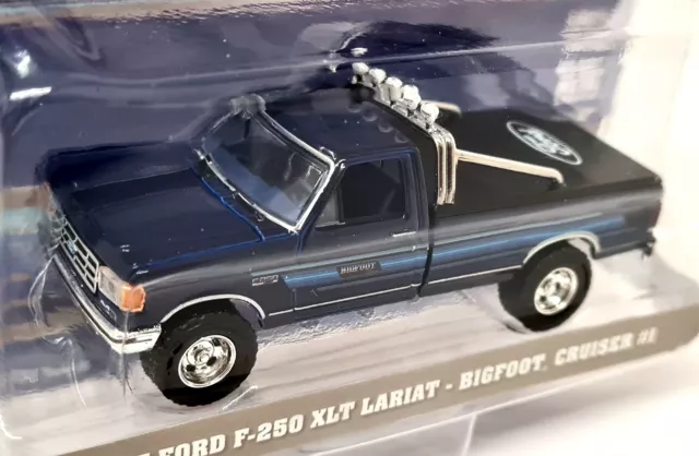 Greenlight 1/64 Bigfoot Ford F-250 XLT Lariat 1987 Cruiser #1 Model Car