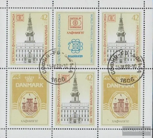 Bulgarien 3597 Kleinbogen (kompl.Ausg.) gestempelt 1987 BriefmarkenausstellungHA