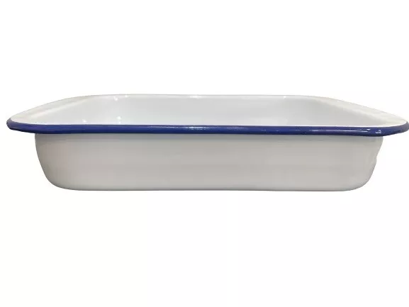 29cm X22cm Rectangular Enamel Roasting Oven Baking Dish Pan