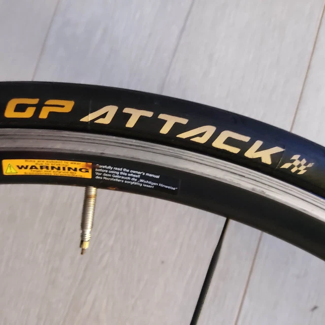 G) Citec 3000 S Aero Vorderad Drahtreifen Faltreifen + GP Attack 28 Zoll 22mm