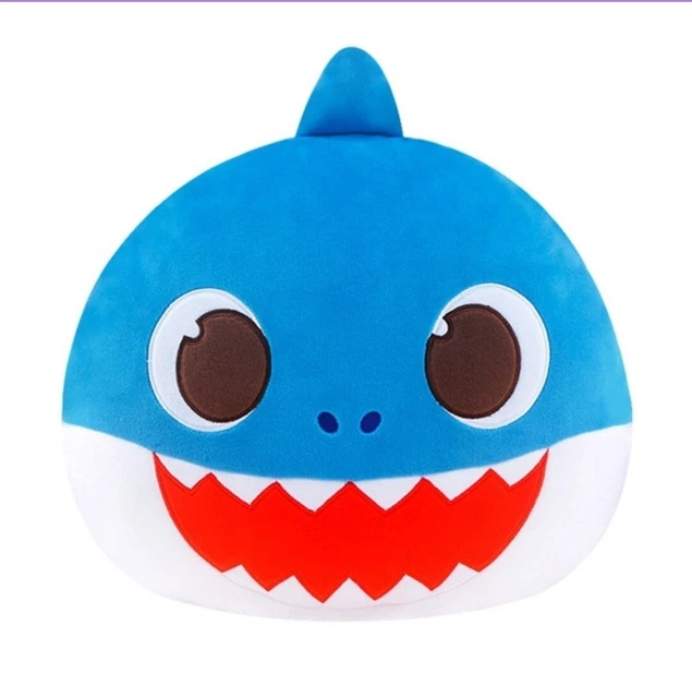PINKFONG BABY SHARK Daddy shark Face Plush Cushion Doll 35cm £59.11