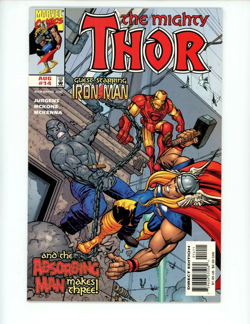 Thor #14 1999 VF+ Dan Jurgens Jose Ladronn Marvel Comics Comic Book Iron man