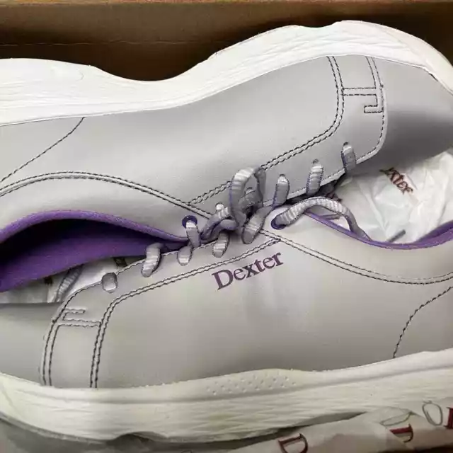 Dexter Raquel V Women’s Bowling Shoe Size 8.5 Wide Grey/Violet