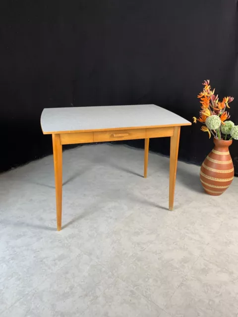 OB22-0084  Mid Century Küchentisch 50s 60s Table