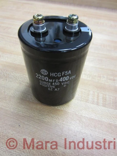 HITACHI HCG F5A Capacitor Aluminum Electrolytic 6800 Mfd 350Vdc