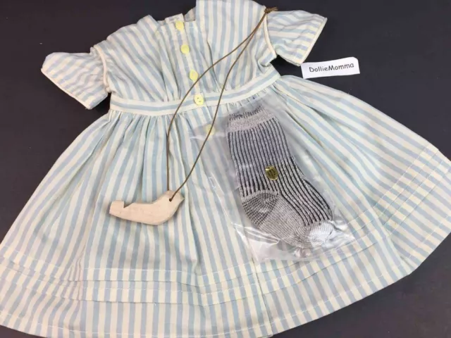 AMERICAN GIRL KIRSTEN Summer Fishing Dress~Bird Whistle~Socks~Pleasant  Company $46.00 - PicClick
