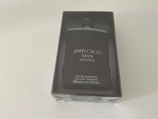 Jimmy Choo Man Intense Eau de Toilette 200ml Spray for Him New & Sealed