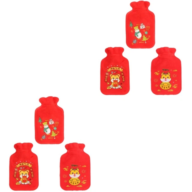 6 Pcs Hot Water Bag Injection Warmer Mini Bottles Hand Waist Cute Child Keep