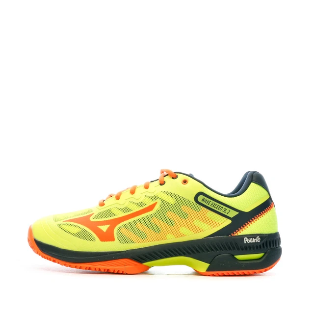 Chaussures de Padel Jaune Fluo Homme Mizuno Wave Exceed