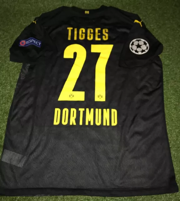 Matchworn Prep. Champions League Trikot Steffen Tigges BVB Dortmund Köln 2020/21