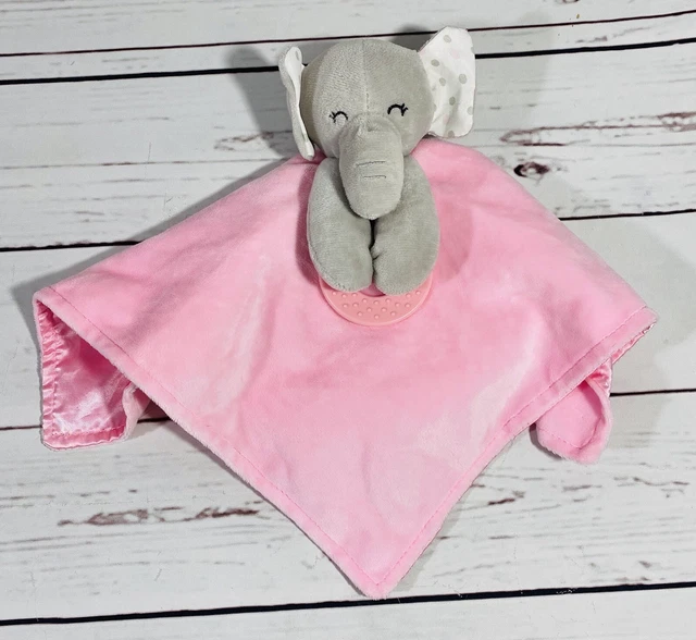 Elefante Rosa Bebé Amoroso Manta de Seguridad Elefante Atas Juguete Suave Confort