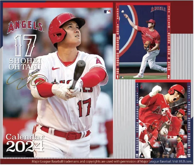 OFFICIAL SOLD OUT Shohei Otani 2024 Wall Calendar Angels Home Run King
