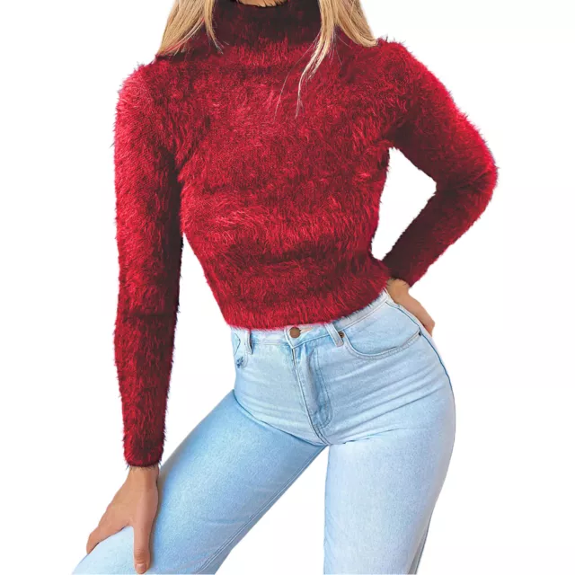 Sweatshirt Round Neck Comfortable Female Pullover Knitted