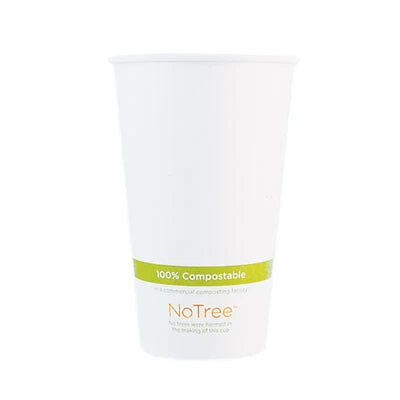 World Centric Notree Paper Hot Cups, 20 Oz, Natural, 1,000/carton CUSU20 WORLD