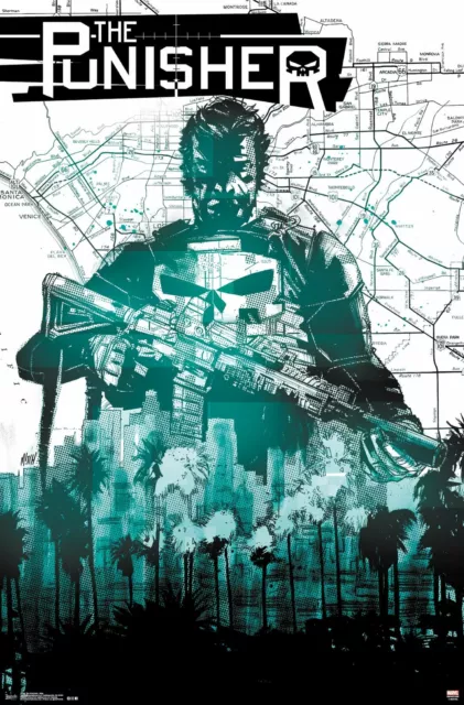 Marvel Comics - The Punisher - Map Poster