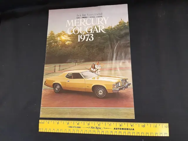 1973 Mercury Cougar & XR-7 Car Sales Brochure Canadian