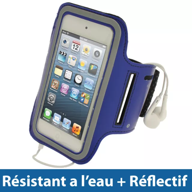 Bleu Brassard pour Apple iPod Touch 6ème 5ème Génération 6e 5e iTouch Jogging