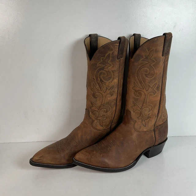VINTAGE JUSTIN BAY Apache Cowboy Boots 12 EE USA Made £238.39 - PicClick UK