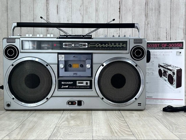 SHARP ラジカセ GF-303ST SEARCHER SHARP THE SEARCHER GF-303ST ラジカセ 昭和レトロ ジャンク シャープ