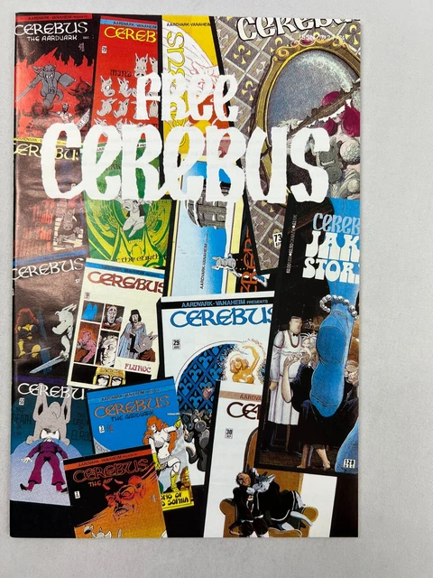 Free Cerebus -  Aardvark-Vanaheim - 1992 - Excellent Condition - Rare Comic