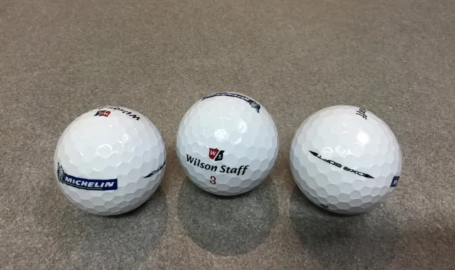 Boite De 3 Balles De Golf N°3  Wilson Staff Pneus Pneumatiques Bibendum Michelin 4