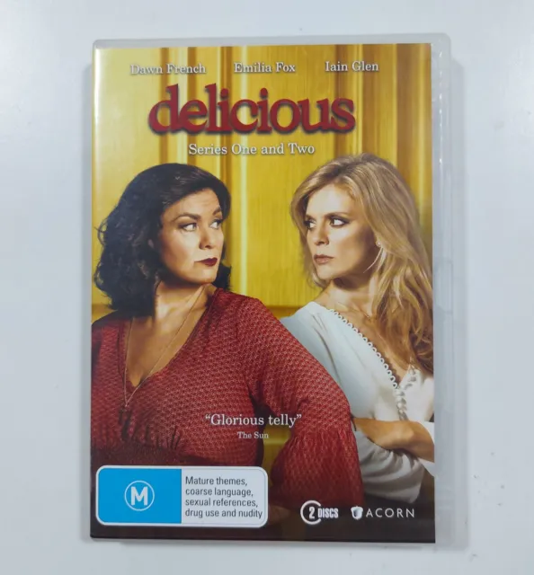 Delicious Series 1 & 2 DVD Region 4 (drama tv show) Dawn French Emilia Fox