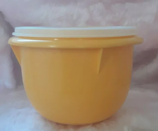 Swell Retro 1970's Tupperware 12pc Harvest Gold #890 Salad & Cereal Bowls +  Lids