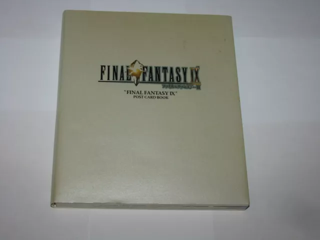 Final Fantasy IX 9 PS1 Digicube Postcard Art Book 2000 Japan import US Seller