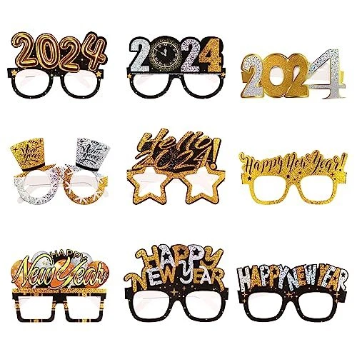 2024 EYEGLASSES 2024 New Year Eve Party Supplies Party Sunglasses Frame
