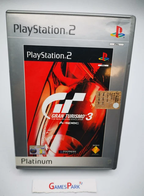 GRAN TURISMO 3 A SPEC PS2 PLAYSTATION 2 GIOCO USATO PER Italiano PAL di x auto