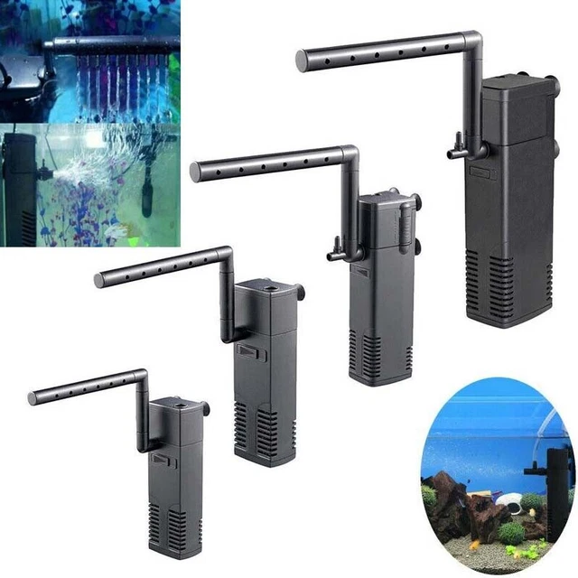 Filtre Aquarium Suspendu 3W 250L/H - Filtre Externe Silencieux Avec Pompe à Oxygène