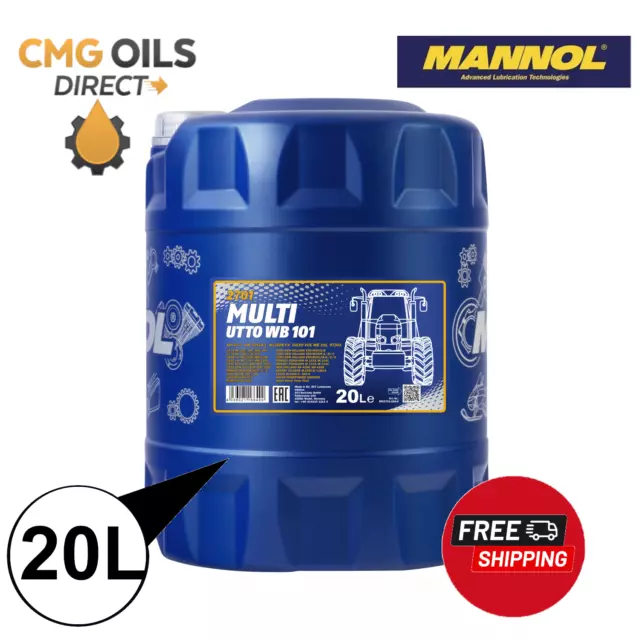 Mannol Multi UTTO WB 101 Tractor Transmission Hydraulic Oil API GL-4 OIL  20L