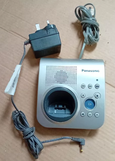 Panasonic KX-TG7220E DECT Telephone Base Answer Machine Mains Adaptor VGC Genuin