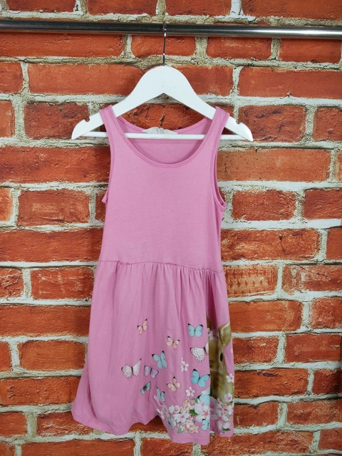 Pacchetto Abito Estivo Senza Maniche Ragazze Età 4-5 Anni Next H&M Set Rosa Bambini 110Cm 3