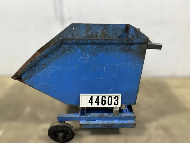 Fetra carrello elevatore carrello elevatore cassone ribaltabile contenitore ribaltabile trasloco 0,25 m3 44603