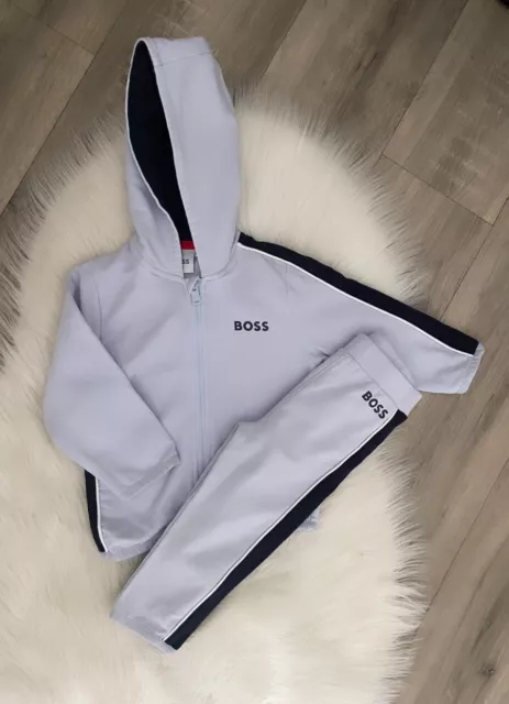 Hugo Boss Baby Boys Tracksuit Set Outfit Size 18m 12-18 Months Designer