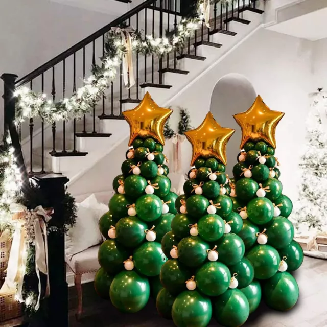 Globo Árbol de Navidad Cedro Fiesta Hogar Oficina Decoración Verde con Kits Hágalo usted mismo