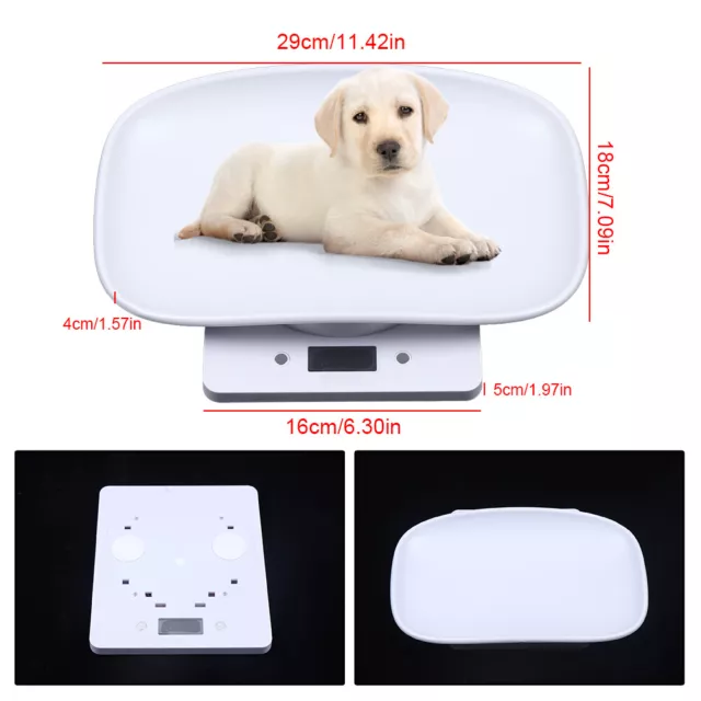 Baby Weight Scale Digital LCD Electronic Pet Dog Cat Weighing Scale 22lbs/20kg